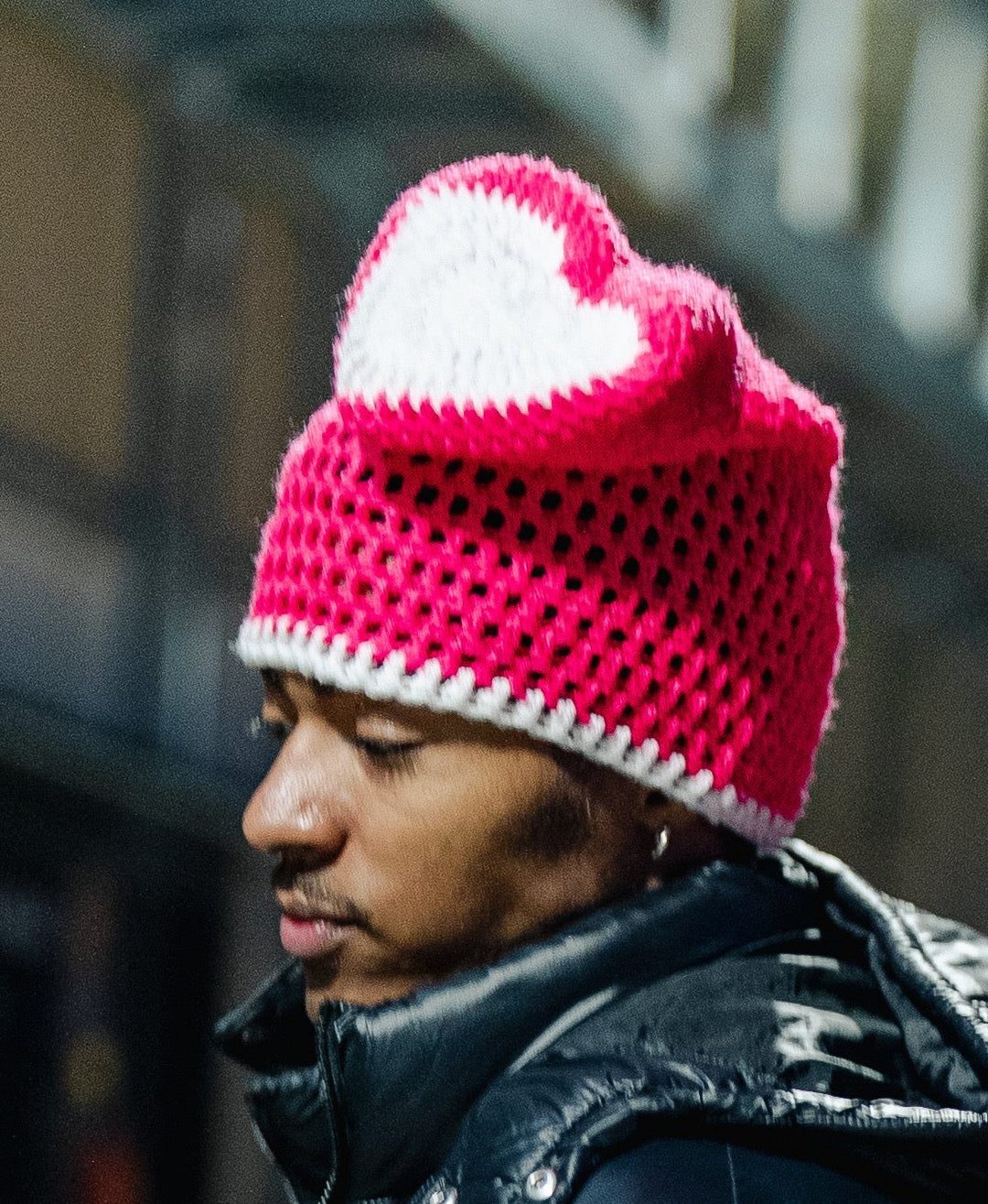 AMS PINK LOVER SOCK BEANIE