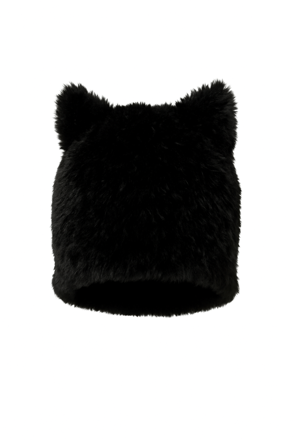 Black Fuzzy beanie