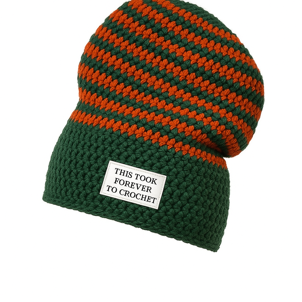 Timber slouch beanie