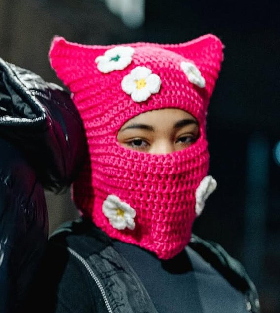 AMS PINK LOVER CROCHET BALACLAVA